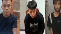 Công an Bình Thuận bắt giữ các đối tượng đi xe máy cướp giật tài sản của người dân trong đêm tối 