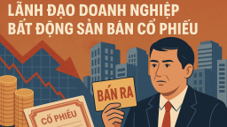 Hàng loạt sếp lớn bất động sản bán cổ phiếu vì tài chính cá nhân