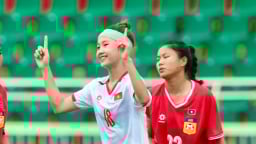 Hoa khôi lập cú đúp, U19 nữ Việt Nam hạ Lào 8-0