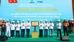 Hoàn thành 33 chân đế điện gió xuất khẩu:  Dấu ấn chào mừng Đại hội Đảng bộ Petrovietnam lần thứ IV