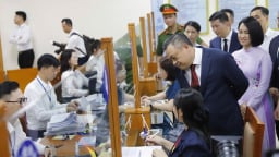 Bí thư, Chủ tịch Hà Nội dự lễ trao quyết định, kiểm tra công tác vận hành chính quyền địa phương 2 cấp