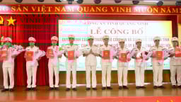 Kiện toàn 54 đơn vị Công an cấp xã, phường thuộc tỉnh Quảng Ninh
