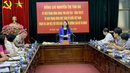 Phó Chủ tịch, Tổng Thư ký Ủy ban Trung ương MTTQ Việt Nam làm việc với Viện Đào tạo, Bồi dưỡng cán bộ và NCKH