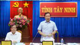 Chủ tịch UBND tỉnh Tây Ninh (mới) chỉ đạo tại cuộc họp về tiến độ các dự án trọng điểm trên địa bàn tỉnh Tây Ninh (cũ)