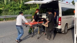 Công an xã Hà Nha, Đà Nẵng kịp thời cứu giúp thai phụ gặp tai nạn giao thông