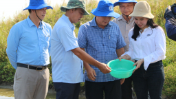Chủ tịch Hội Nông dân tỉnh An Giang khảo sát, nắm tình hình trước Hội nghị Chủ tịch UBND tỉnh đối thoại với nông dân