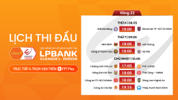Lịch phát sóng trực tiếp vòng 22 V.League 2025/2026: “Đại chiến” CLB CAHN vs Thép xanh Nam Định