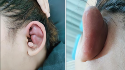 Tai sưng nề, đau đớn sau khi xóa nốt ruồi ở tai, bác sĩ cảnh báo nguy hiểm
