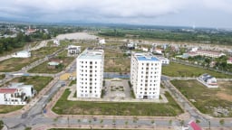 Toàn cảnh toà nhà tái định cư mà Kon Tum chuyển đổi công năng sang nhà ở xã hội