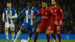 Thất bại trước Brighton, Liverpool lập kỷ lục đáng xấu hổ
