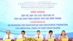 Trước sáp nhập tỉnh Lâm Đồng, lãnh đạo tỉnh Bình Thuận vào TP.HCM gặp gỡ các nhà đầu tư, mời gọi hợp tác, xúc tiến đầu tư vào các khu công nghiệp