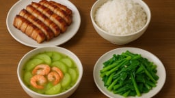 Bữa cơm tối cuối tuần 120 nghìn: Thịt ba chỉ nướng nồi chiên không dầu giòn rụm