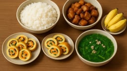 Bữa cơm tối 120 nghìn: Thịt kho tiêu, canh rau ngót thanh mát