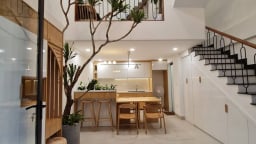 Nhà ống 30 m2 giải quyết gọn nhẹ 4 yêu cầu cho gia chủ với chi phí hoàn thiện 1 tỷ đồng