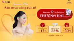 Mùa yêu rực rỡ, DOJI và Thế giới Kim Cương ưu đãi lớn cho combo trang sức cưới