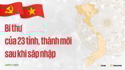 Danh sách Bí thư của 23 tỉnh, thành mới, có 1 Ủy viên Bộ Chính trị
