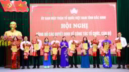 Chủ tịch Hội Nông dân tỉnh Bắc Ninh Nguyễn Hoàng Trung được phân công đồng thời giữ chức Phó Chủ tịch Ủy ban MTTQ tỉnh