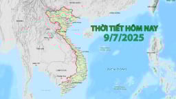 Thời tiết 9/7/2025: Bắc Bộ ngày nắng nóng, mưa to từ chiều và đêm