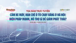 Tọa đàm cấm xe máy, hạn chế ô tô chạy xăng ở Hà Nội: Biện pháp mạnh, hỗ trợ gì để giảm phát thải?