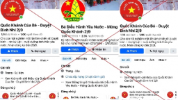 Các trang facebook “Duyệt binh nhí mừng Quốc khánh 2/9” mạo nhận hoạt động của Bộ Quốc phòng để lừa đảo