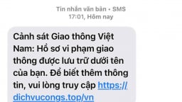 CSGT TP.HCM cảnh báo lừa đảo nộp phạt vi phạm giao thông qua cổng dịch vụ công Quốc gia (giả)