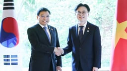 Bộ trưởng Bộ Tài chính Nguyễn Văn Thắng làm việc với
Bộ trưởng Bộ Thương mại, Công nghiệp và Năng lượng Hàn Quốc