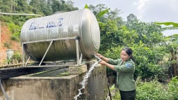 Quà tặng của Bí thư TP.Hồ Chí Minh xoá cảnh thiếu nước sinh hoạt cho cán bộ giữ rừng ở Vườn Quốc gia Quảng Ngãi
