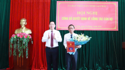 Lai Châu có tân Giám đốc Sở Nông nghiệp và Môi trường 