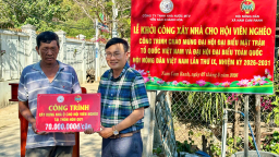 Hướng tới Đại hội Hội Nông dân Việt Nam lần thứ IX, Hội Nông dân xã Nam Cam Ranh xây nhà cho hội viên khó khăn