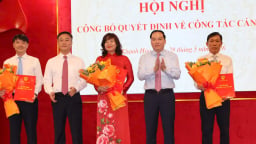 Điều động, bổ nhiệm loạt cán bộ lãnh đạo sở, ngành ở Khánh Hòa