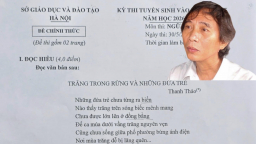 Tác giả 'Trăng trong rừng và những đứa trẻ' nói gì khi bài thơ vào đề thi lớp 10 Hà Nội?