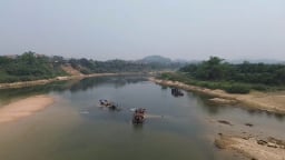 Phú Thọ phản hồi thông tin về khai thác cát trên sông Chảy
