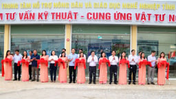 An Giang khai trương điểm tư vấn kỹ thuật và cung ứng vật tư nông nghiệp, điểm tựa cho nhà nông sản xuất hữu cơ