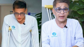 MC Thanh Bạch nghẹn ngào bật khóc kể về tai nạn nghiêm trọng nhất trong đời