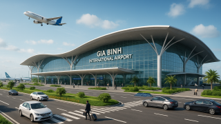 AI và ảnh: Viễn cảnh sân bay quốc tế Gia Bình cách Hà Nội chỉ 40 km, di chuyển bằng tuyến đường hơn 71.000 tỷ đồng?