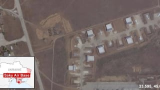 Ukraine tấn công 5 máy bay chiến đấu siêu đắt đỏ của Nga tại sân bay Saky ở Crimea