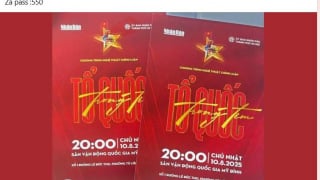 Bất ngờ vì vé xem “concert quốc gia” phát miễn phí được rao bán rầm rộ với giá cả triệu đồng