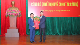 Ninh Bình: Công bố quyết định bổ nhiệm Giám đốc Trung tâm Xúc tiến đầu tư và thương mại