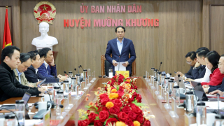 Bí thư Tỉnh ủy, Chủ tịch UBND Lào Cai Trịnh Xuân Trường yêu cầu Mường Khương phấn đấu đến 30/6 hoàn thành xoá nhà tạm