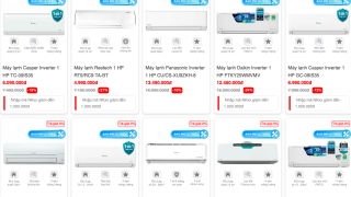 Nên mua điều hoà ở siêu thị điện máy hay các kênh online?