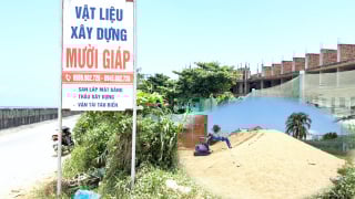 1 phần dự án khu phức hợp Lý Sơn được chuyển làm bãi trữ để kinh doanh vật liệu xây dựng (?)