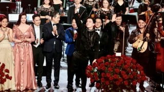 NSND Bùi Công Duy tỏa sáng cùng NSND của Kazakhstan trong chương trình hòa nhạc hữu nghị