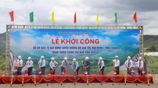 Khởi công cao tốc Hòa Bình - Mộc Châu