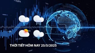 Thời tiết hôm nay 25/5/2025: Cả nước nhiều khu vực có mưa dông