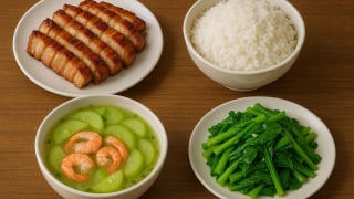 Bữa cơm tối cuối tuần 120 nghìn: Thịt ba chỉ nướng nồi chiên không dầu giòn rụm