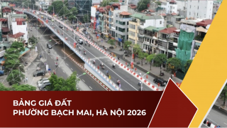 Bảng giá đất phường Bạch Mai mới nhất năm 2026: Đại Cồ Việt, Đại La, Trần Đại Nghĩa vượt 200 triệu đồng/m2