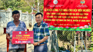 Hướng tới Đại hội Hội Nông dân Việt Nam lần thứ IX, Hội Nông dân xã Nam Cam Ranh xây nhà cho hội viên khó khăn