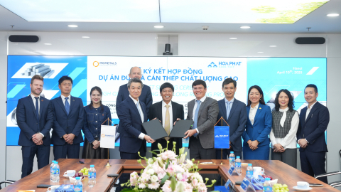 Hòa Phát đầu tư dây chuyền đúc và cán thép chất lượng cao của Tập đoàn Primetals