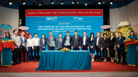 BIDV và IMG đồng hành phát triển bền vững
