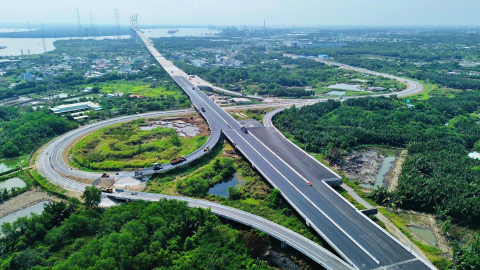 Diện mạo gần 19 km cao tốc Bến Lức - Long Thành sắp đón tin vui